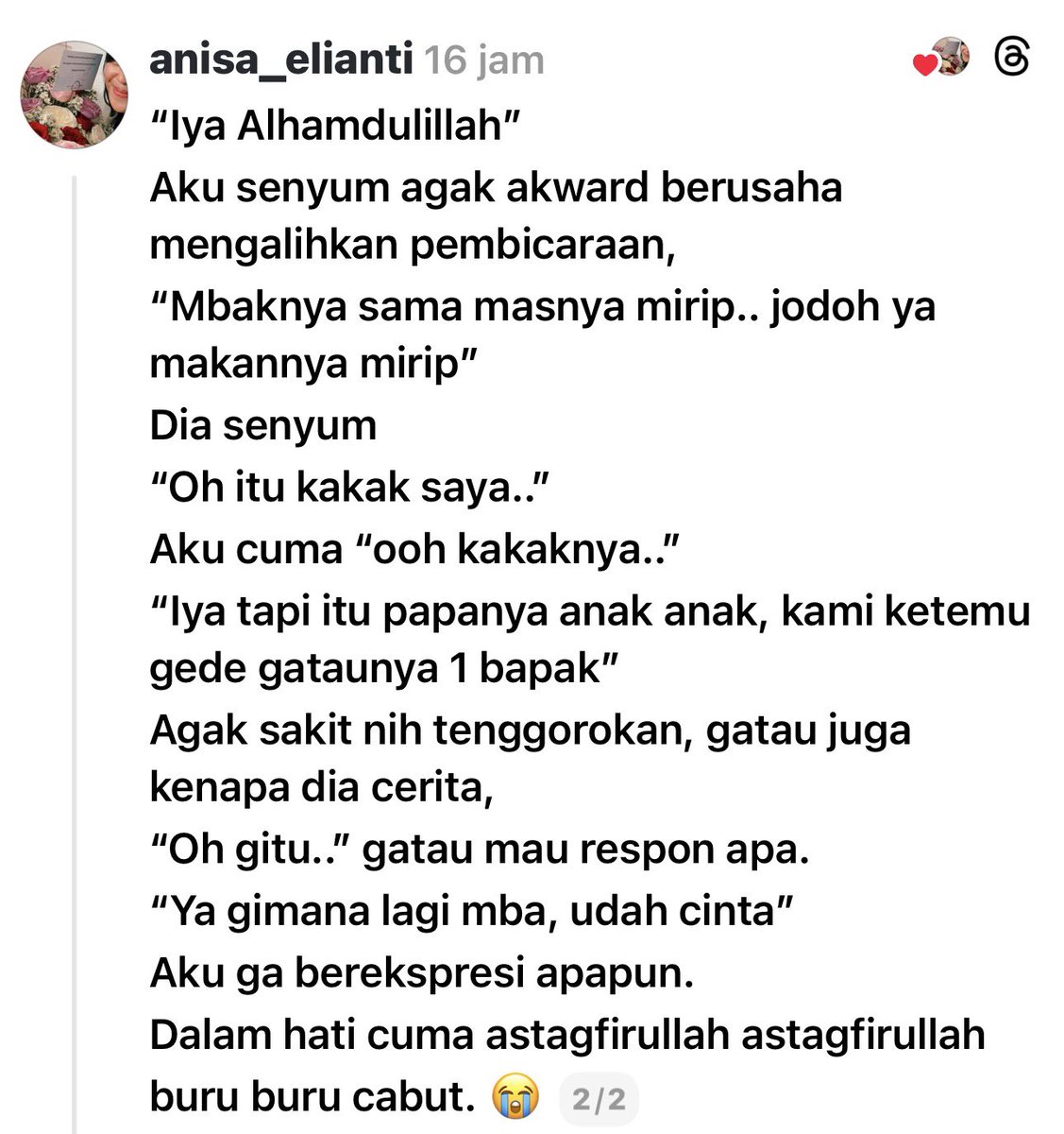 Serem yah kalau pernikahan sedarah begini😭