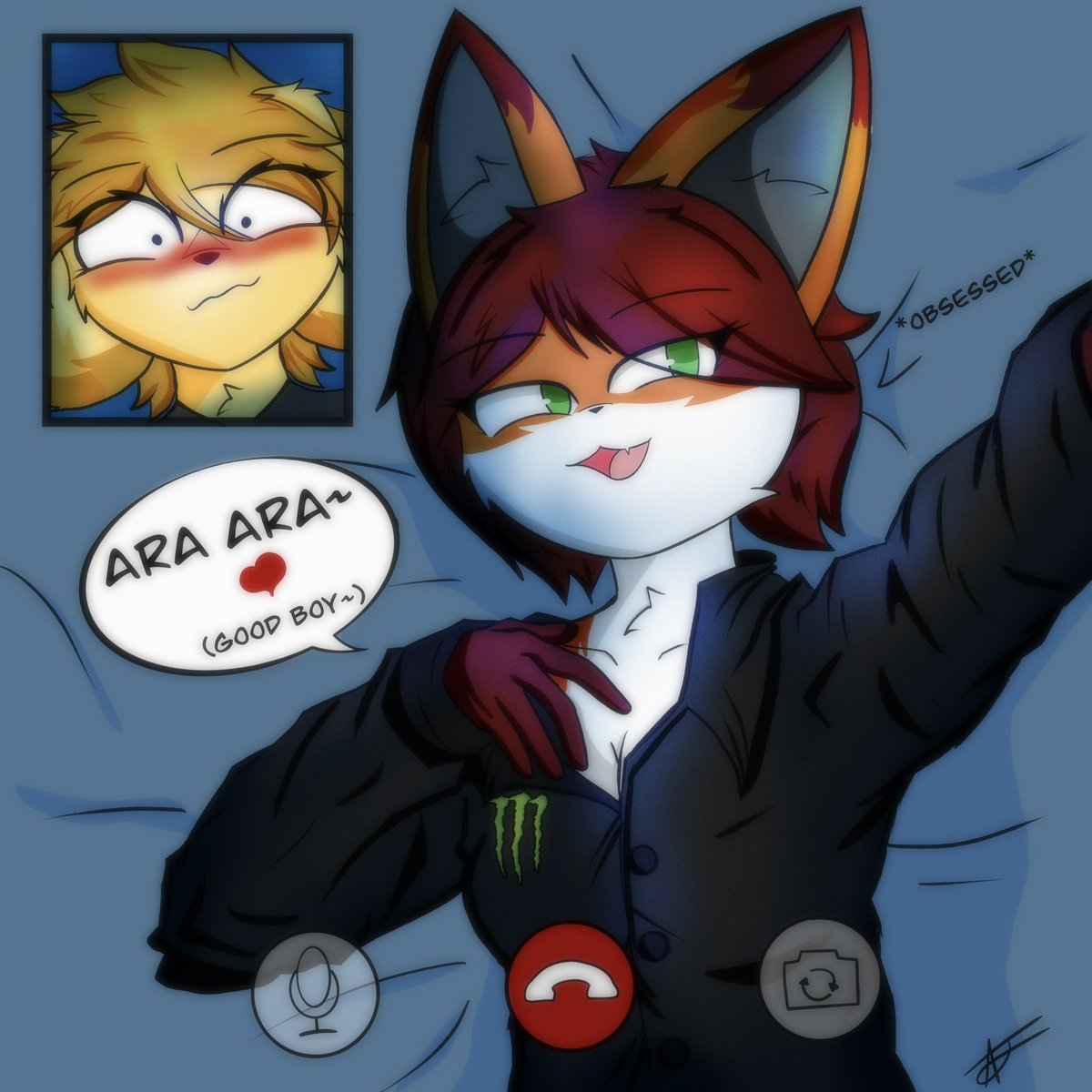 “Ara Ara~ Flio what’s wrong?”Looks like Frey started teasing the poor shy guy XD