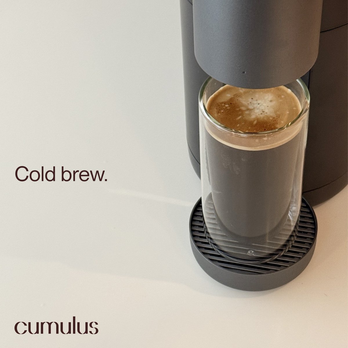 Cumuluscoffee's tweet photo. Cold brew. Nitro. Espresso. Three café-quality drinks, one machine, zero hassle. Ready in under 60 seconds.