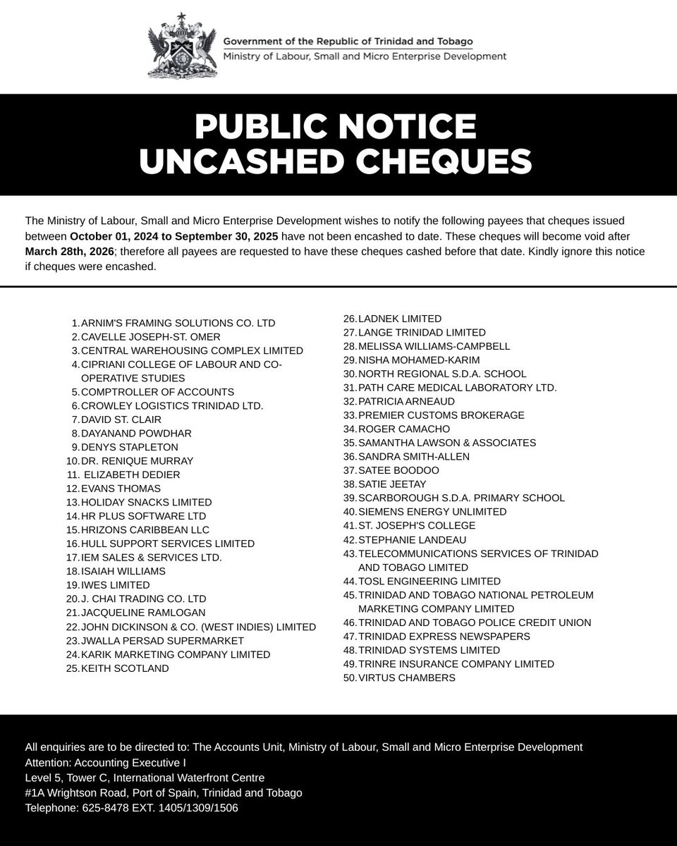 Ministry of Labour, Small & Micro Enterprise Dev. tweet media