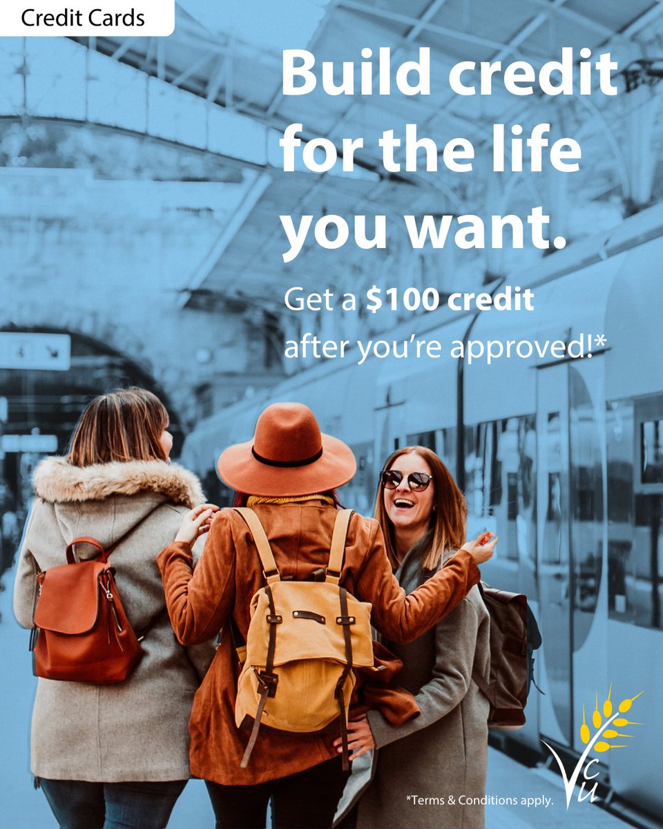 VermilionCU's tweet photo. Unleash the potential of your purchases and build your credit score while doing it!

Get more out of your new credit card with a $100 statement credit upon activation and first purchase. To apply check out the link in our bio to visit our offers page. https://t.co/gtFOLYvooG