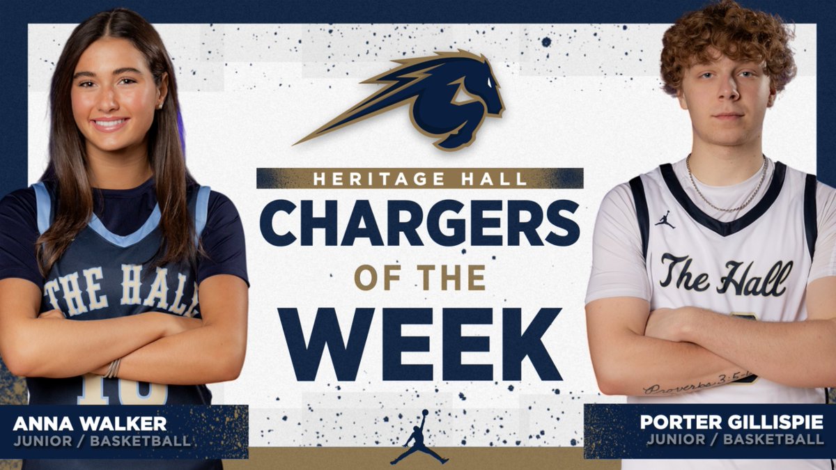 HHokcSports's tweet photo. Congrats to Anna &amp; Porter, our #ChargersOfTheWeek for March 6th-12th! Not only are you the heartbeat of our teams on the court…you also exemplify the #ChargerCode off it! #hhokc #onward #buildingchampionsforlife #okpreps https://t.co/X08D2ZFunk