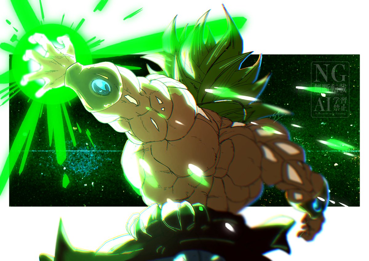 寝かしつけで寝落ちしちゃったので描けず😭
ブロリー背中再掲