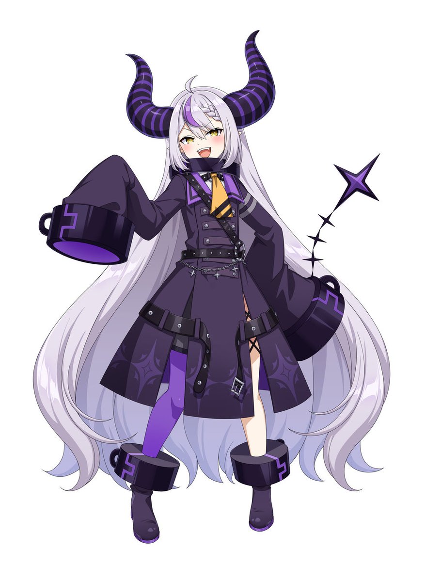 ラプラス・ダークネス ,ラプラス・ダークネス(通常) 「ホロライブ×ガンダム 総帥は絶対サタンガンダムだと思うんすよ」|OGA-SAN🔭🎸🎨観測結束絵描き垢のイラスト