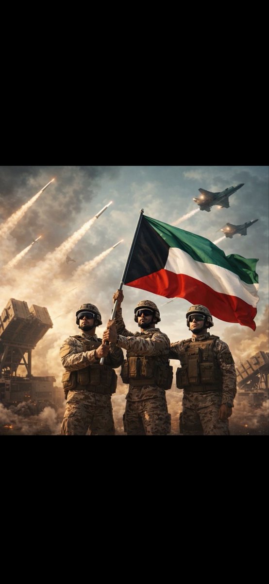 في الأوقات الصعبة تتجلى قوة الأوطان بوحدة قيادتها وشعبها وجيشها.
كلنا ثقة بـ القوات المسلحة الكويتية في حماية الكويت وسيادتها.
حفظ الله الكويت وشعبها من كل مكروه . 🇰🇼

#قواتنا_المسلحه_درع_الوطن