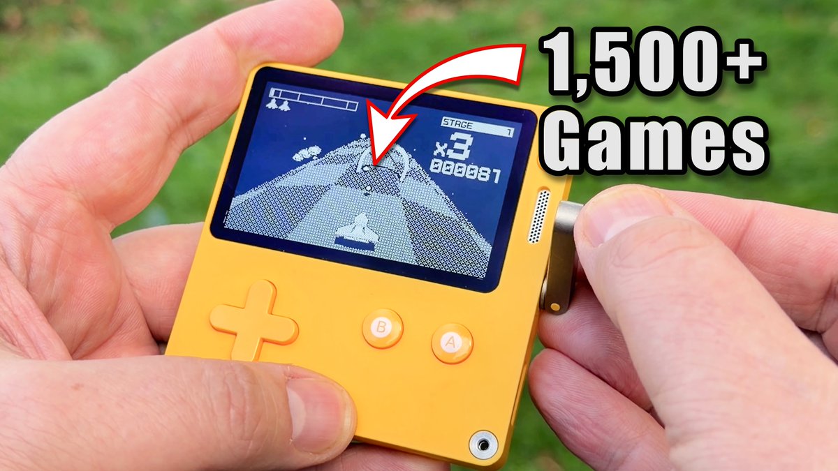 MetalJesusRocks's tweet photo. Year 4 with the delightfully oddball Playdate: the tiny yellow handheld where big fun runs on a crank. I’m showing off clever hidden-gem games and other highlights. With over 1,500 games for it, maybe it’s time you take another look at it —> https://t.co/e63yrrHNu1 https://t.co/ZbqszGDUw4