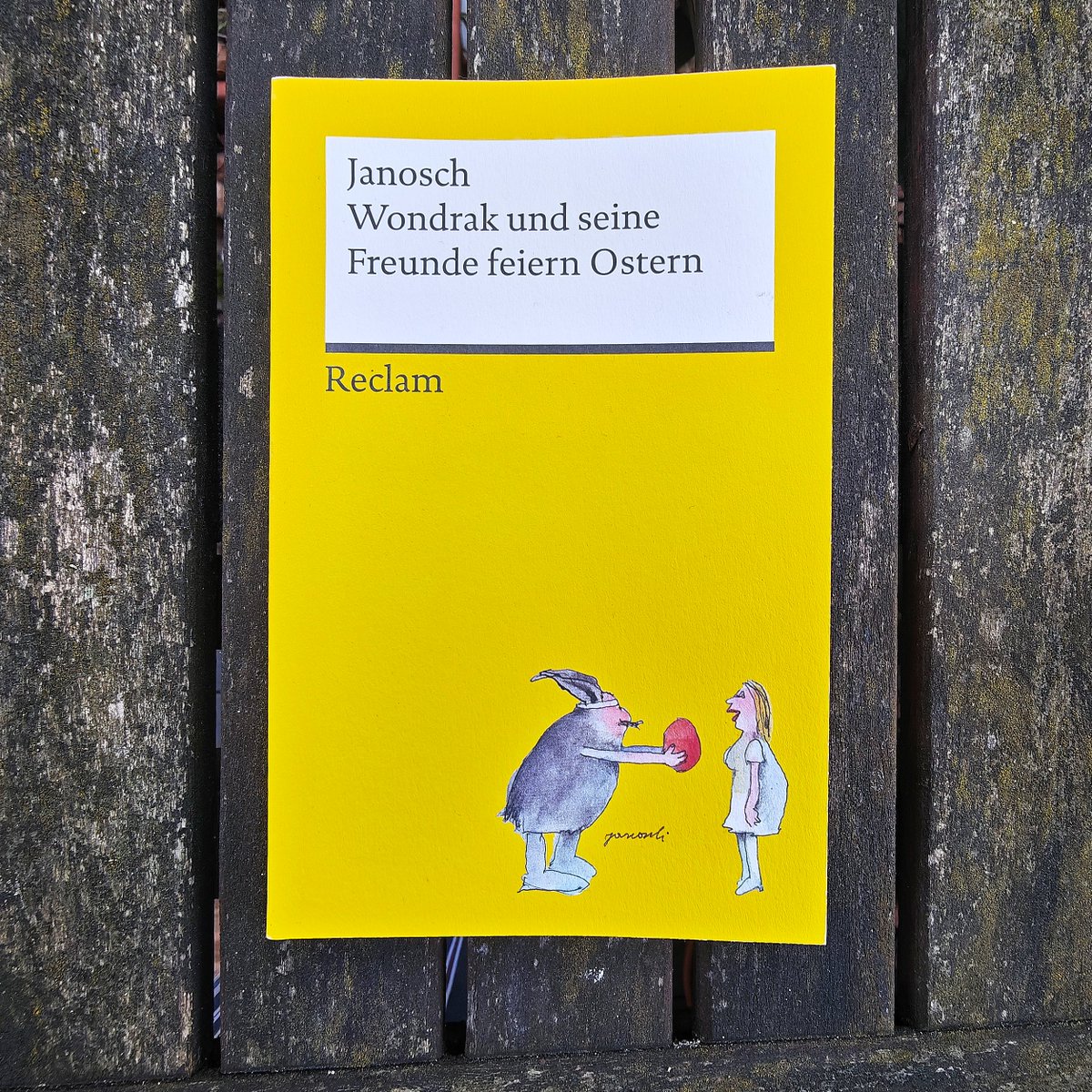 Neues #Janosch-Heft vom #Reclam-Verlag:

Wondrak und seine Freunde feiern Ostern.

Jetzt für 8€ beim Buchhändler eures Vertrauens.