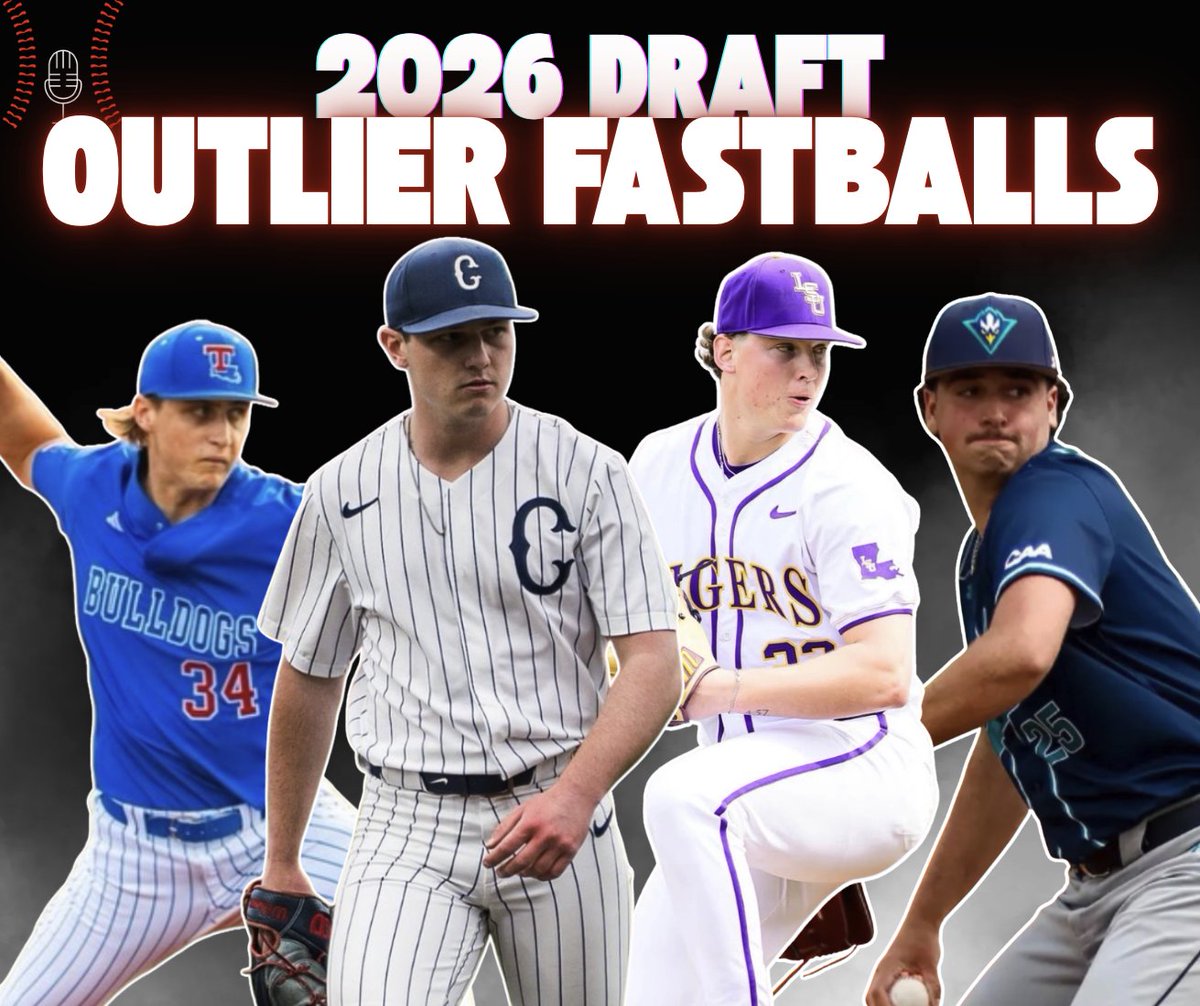 OverSlot_'s tweet photo. There are some WEIRD fastballs in college baseball this year. 

We highlighted four names, all draft-eligible, with traits or metrics that break hitters' brains.

👇STORY👇