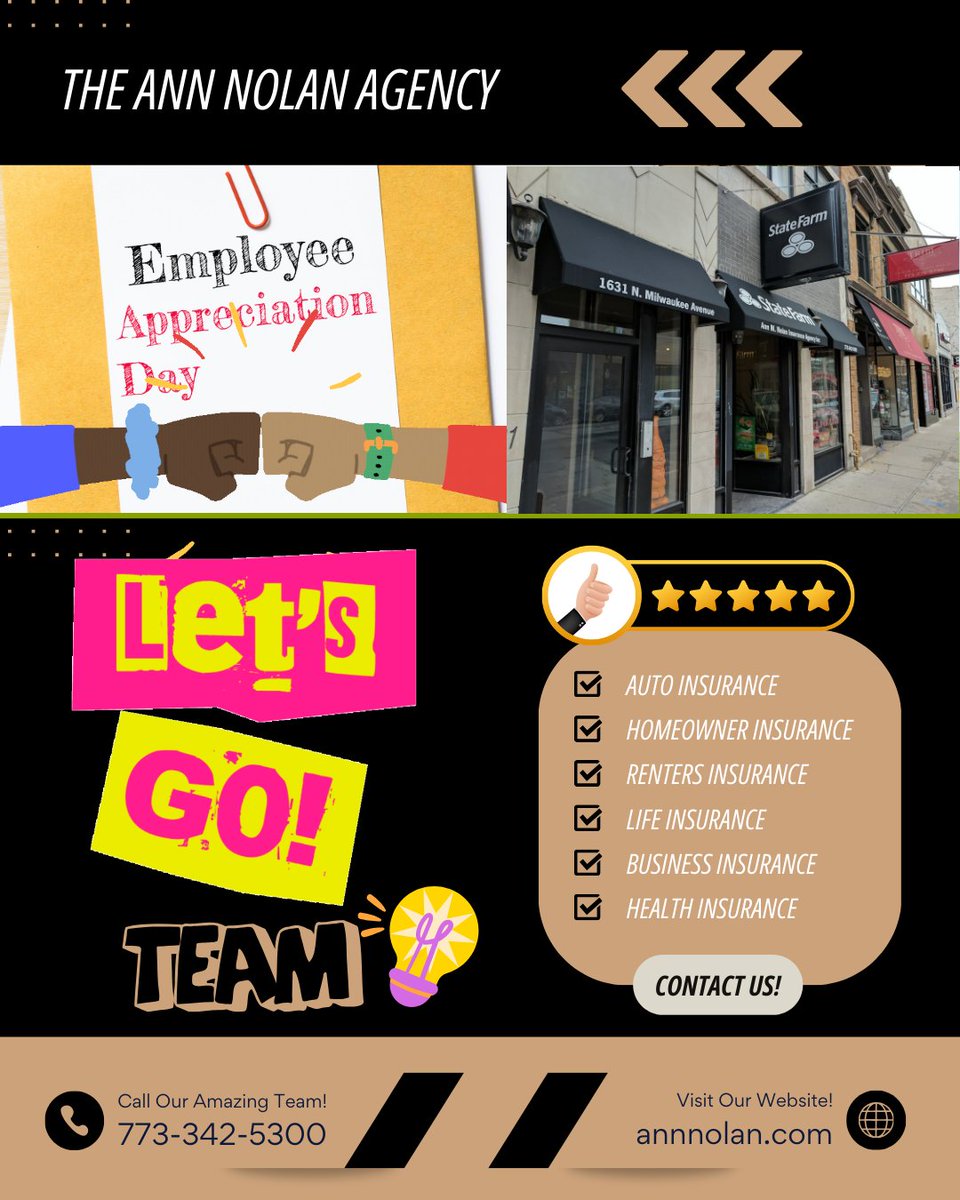 Happy National Employee Appreciation Day! 🎉

Today, we’re celebrating the hardworking, dedicated team that makes everything we do possible! Our team is the heart of our agency, and we’re so grateful for their commitment to protecting our customers and community every day. 💙