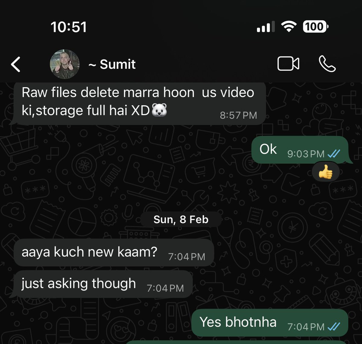 aryanvisualco's tweet photo. @sumitvfx_ If I can pay for one project, I can pay for the other one too. But if you keep doing cringe things https://t.co/3Xh4ogm59D