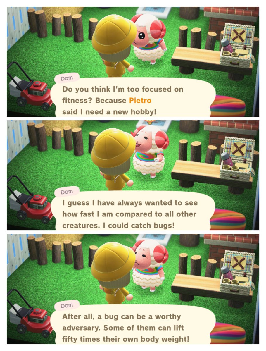 It seems like Pietro hasn't been very supportive of Dom lately... :(

#AnimalCrossing #ACNH #AnimalCrossingNewHorizons