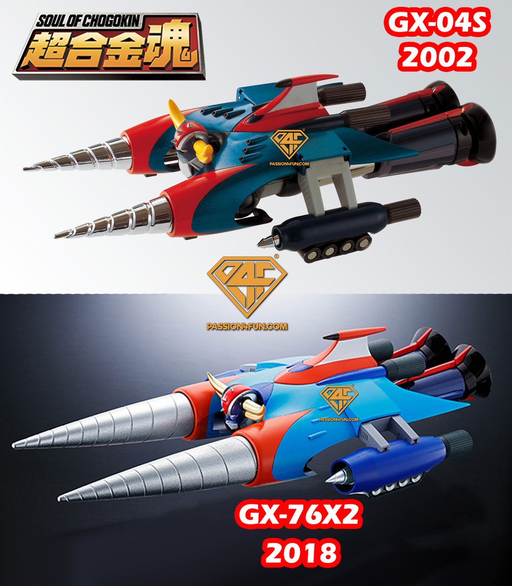 Soul Of Chogokin GX-04S Vs. GX-76/76X/76X2 #Bandai