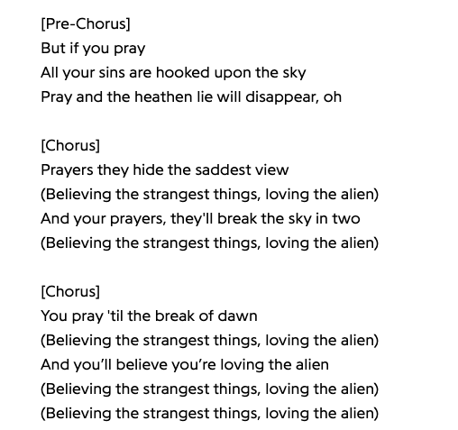 ok who's ready to crash out w me over Stranger Things+ david bowie lyrics and lore