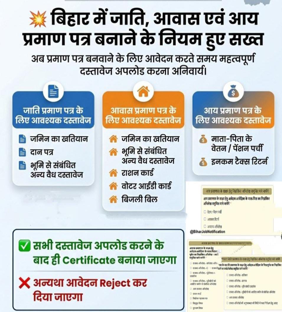LiveBiharNews24's tweet photo. RTPS के वेबसाइट में भी सुधार कर दिया गया है।अब फर्जी तरीके से प्रमाणपत्र बनाने पर रोक लग जाएगी https://t.co/bmaDJQvDVr