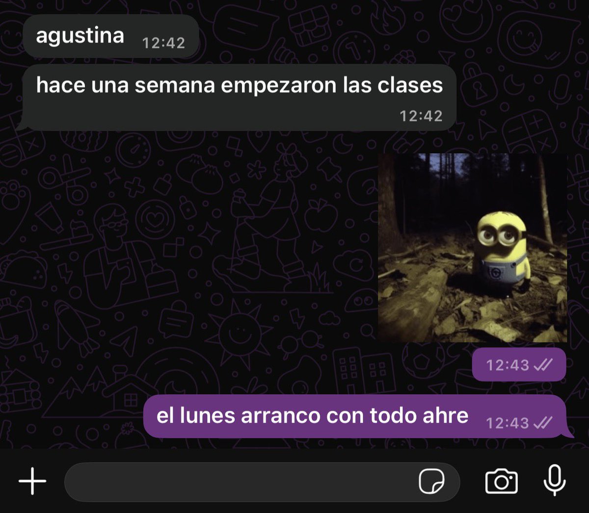 esa amiga que no quiere ir a la escuela