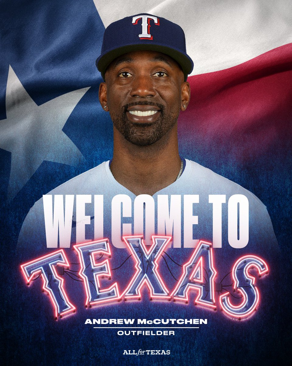 We've signed OF Andrew McCutchen to a minor league contract with an invite to Major League Spring Training.