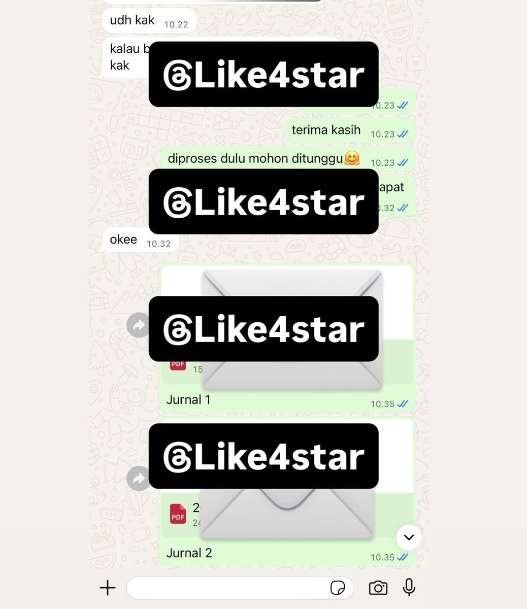 Joki mencari jurnal internasional / joki cari jurnal bereputasi / joki jurnal murah / joki cari jurnal / joki jurnal SINTA / joki jurnal SCOPUS

Joki cari jurnal SINTA termurah hanya di <a href="/Like4star/">Joki Tugas 5 Ribu / SD SMP SMA KULIAH S1 - S2</a> 1000% joki trusted. Thanks ka udh order😍😍✅✅
#zonauang #jokitugas #jokijurnal