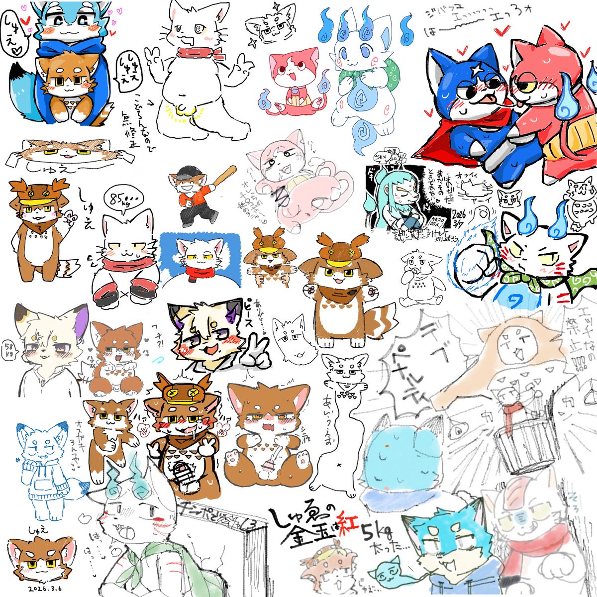 お絵かきチャット参加ありがとうございました！！
センシティブ含むため閲覧注意！！v.kuku.lu/d28cdc290c #MagicalDraw