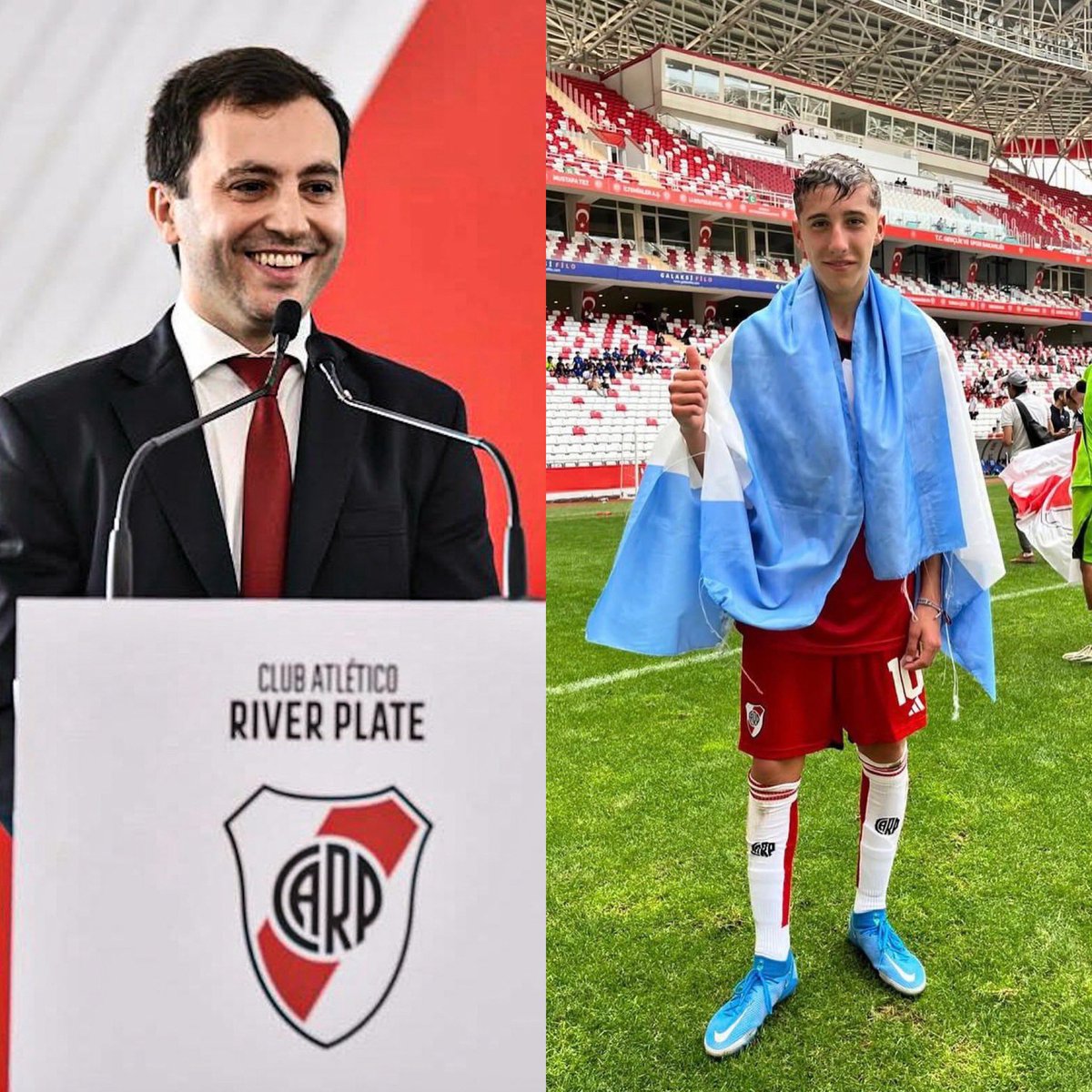 AtaqueFutbolero's tweet photo. ⛔🇦🇷 River declaró PERSONA NO GRATA a Martín Guastadisegno, representante que se llevó como libre y mediante la PATRIA POTESTAD, a Luca Scarlato.

Él y todos sus socios tienen PROHIBIDO el ingreso al Monumental, River Camp o predio de Cantilo. ⚠️

[@RiverLPM - @garcialuciano27] https://t.co/eQLRW4H5h6