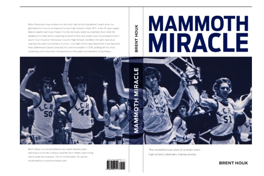 Hello everyone! We have an exciting announcement on the KHSBHF website: the introduction of Mammoth Miracle!
Get your own copy from brenthouk.com, Amazon, or  Carmichael’s Bookstore in Louisville! share.google/3Ba9q32q923d0S…
#khsbhf #kentuckybasketball #highschoolbasketball
