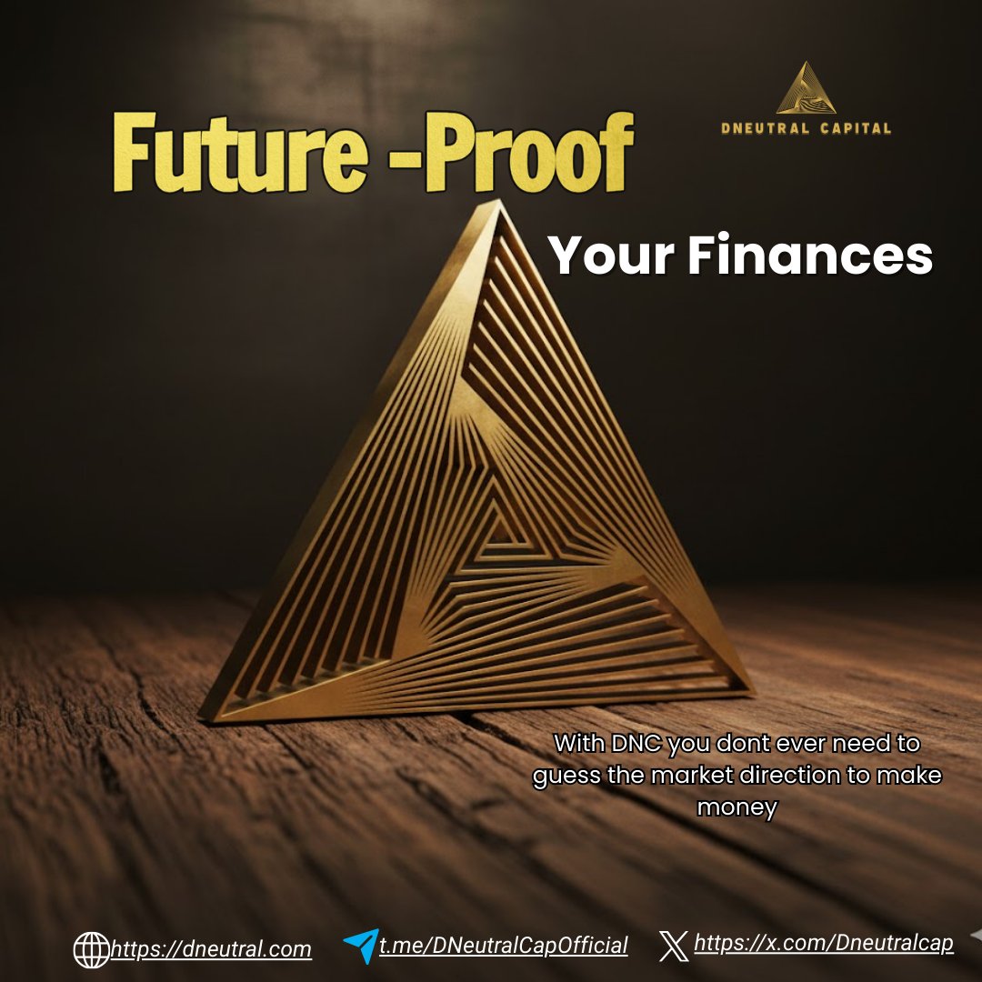 Dneutralcap's tweet photo. What does it actually mean to be "Delta Neutral"? 

It means balancing your portfolio. 
✅ Up 5%? You’re protected. 
✅ Down 10%? You’re protected.
We harvest yield from volatility and funding rates, not price guesses.
#CryptoTrading #FinancialFreedom #MarketNeutral https://t.co/X4ci76ENDY