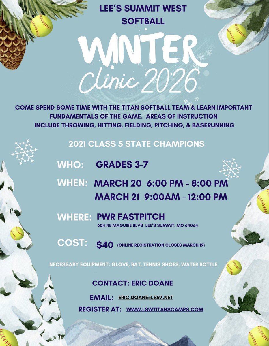 LS West Softball tweet media