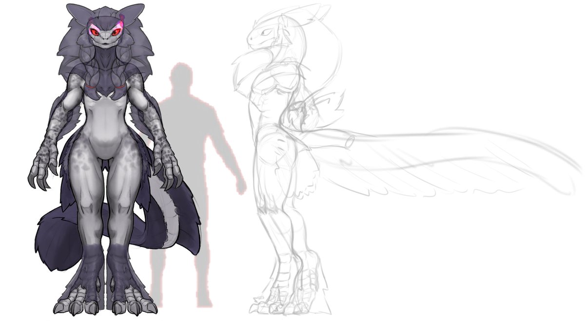 wurdcage's tweet photo. This was more of a first pass than anything, but Jan 2025 I did the basic concept construction for @Abakhanskya 's new sona
A full ref with all the design polish since then is still in the works https://t.co/Py8Mb5RT78