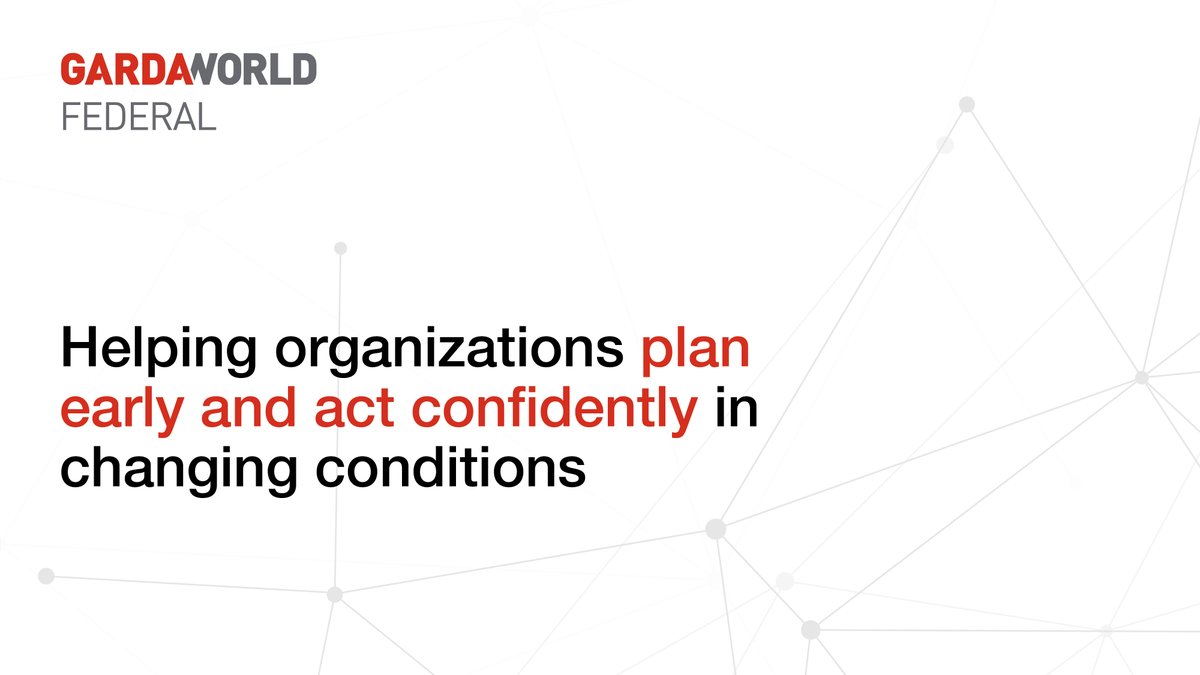 GardaWorld Federal Services tweet media