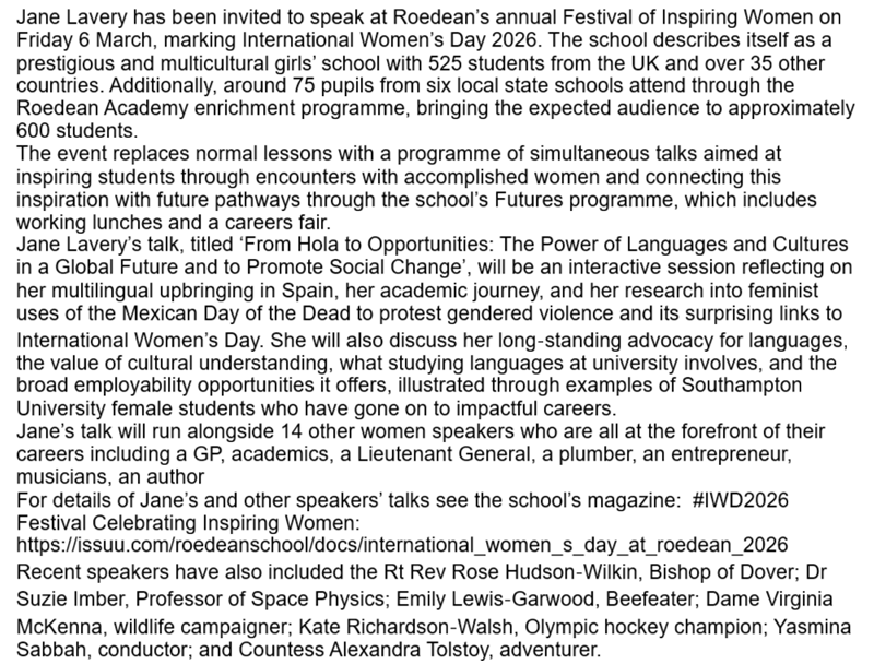 Languages, Cultures & Linguistics, Uni Southampton tweet media