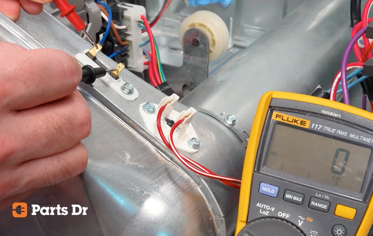 parts_dr's tweet photo. Dryer Thermal Fuse Testing &amp; Replacement. Watch here: https://t.co/7mXrm2J790 #Dryer #Notheating #ApplianceRepair https://t.co/mvCemdjEgp