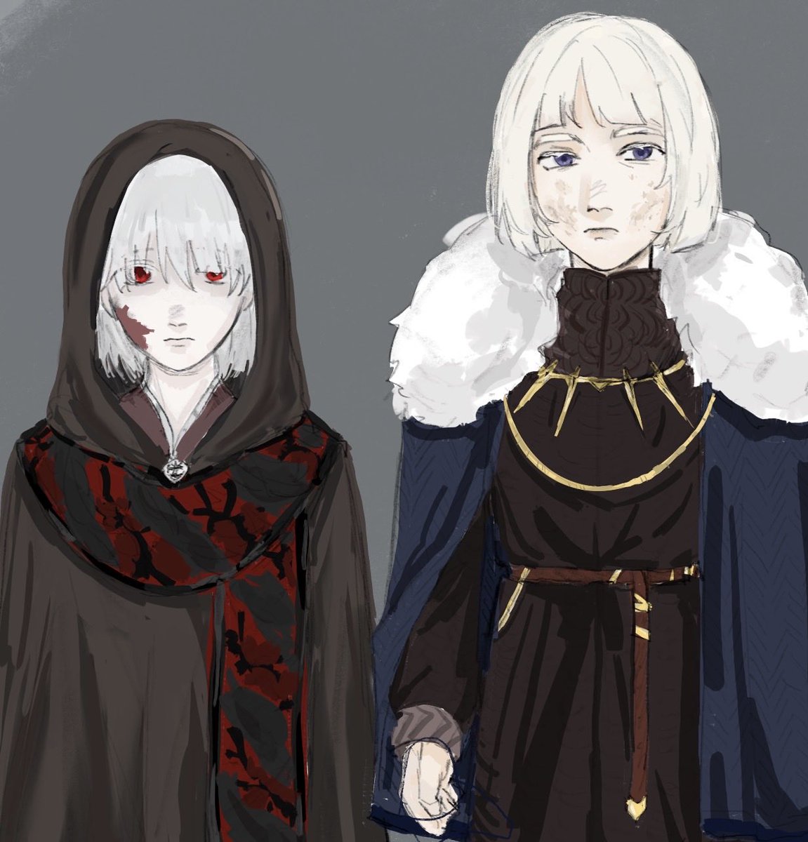 baby maekar and brynden w their matching chopped haircuts ❤️