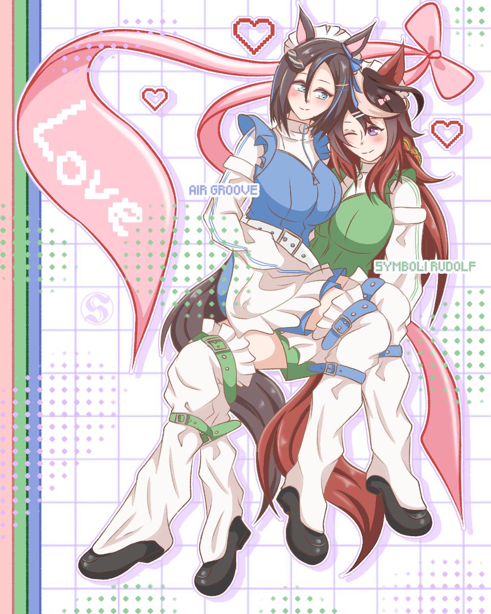 𝐼 𝓁𝑜𝓋𝑒 𝓎𝑜𝓊 💚🎀💙

#umamusume #rudoguru #symbolirudolf #airgroove