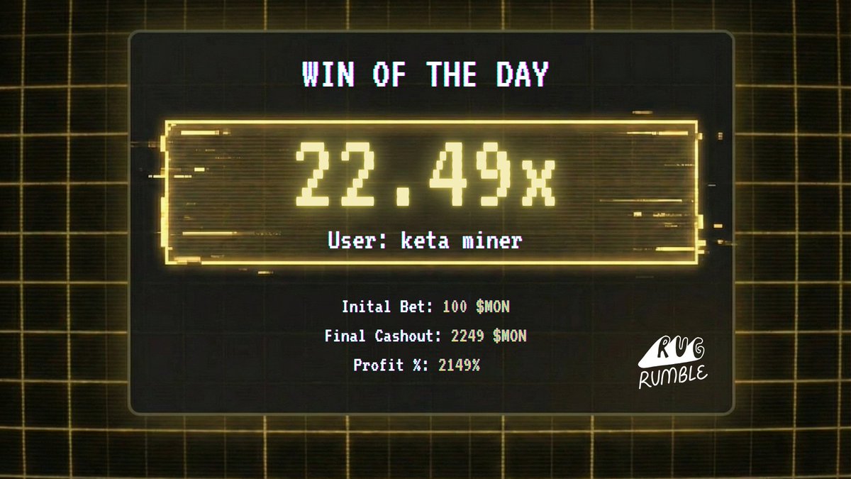 Rug Rumble (mainnet arc) tweet media