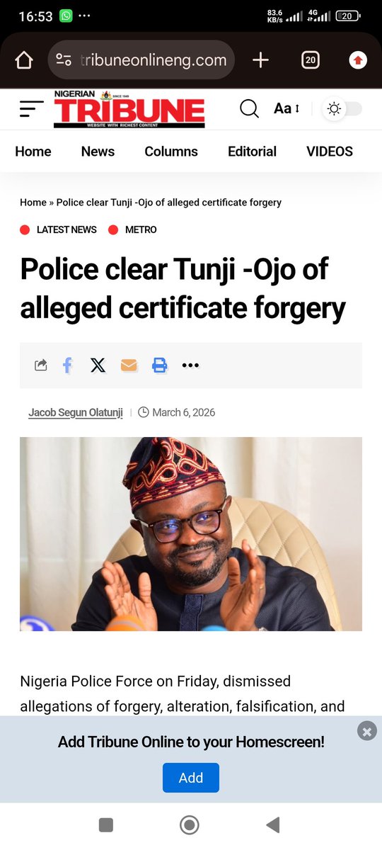 _chiefagbabiaka's tweet photo. “After an exhaustive investigation into the allegations, it has been established that there is no evidence whatsoever of forgery, alteration, falsification or unlawful production of the minister’s NYSC certificate,” - @BenHundeyin.

https://t.co/ULllsyhiVN https://t.co/Tzzj3GlGzF