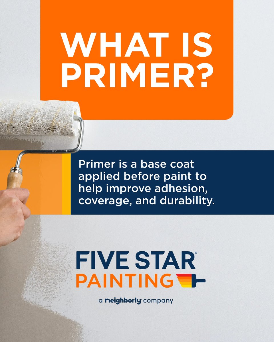Primer might not get all the attention, but it plays a big role in how your paint looks and lasts 🎨

It helps paint adhere better, improves coverage, and creates a smooth, even finish especially when changing colors or painting over repairs.