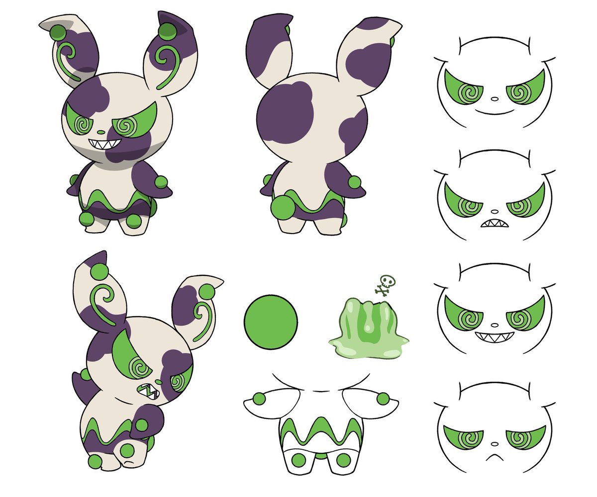 CA of T. Spinda
By @erminre99 on Instagram

If threatened, it starts wildly flailing punches and kicks around to pop its orbs which contain a highly coroshive poison.