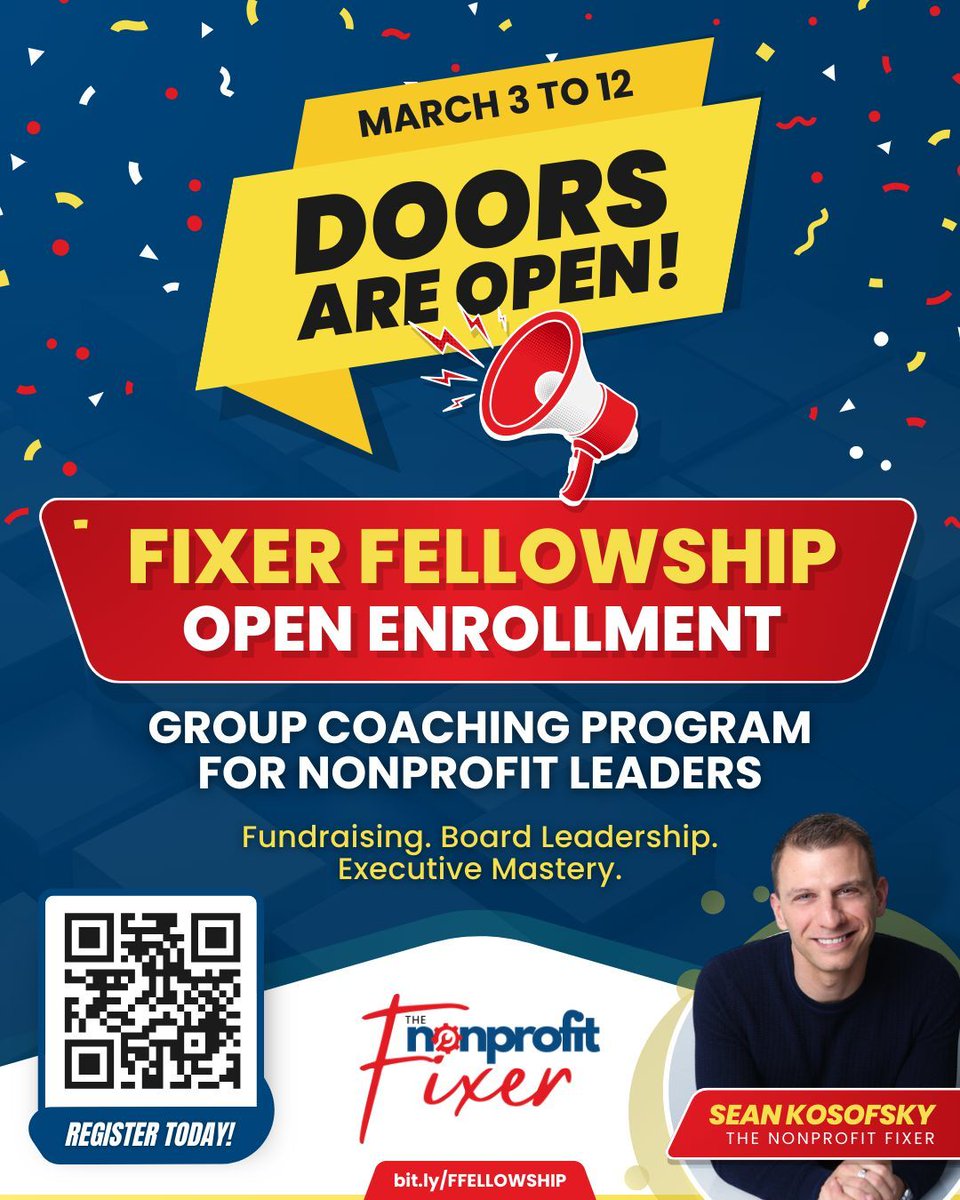 Sean Kosofsky, The Nonprofit Fixer tweet media