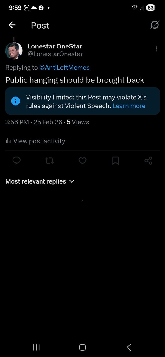 Fuck you @xmoderators for trying to silence unpopular language.
