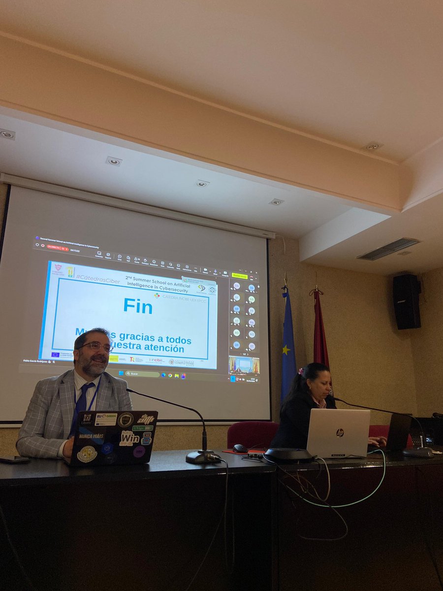 pablogarguez's tweet photo. Esta mañana de viernes en nuestra #keynote en la @unicomplutense en el #SecondSummerSchool on #ArtificialIntelligence in #Cybersecurity https://t.co/eO6LudKsqe #ciberAI 

Diseño y análisis de un #agenteLLM autónomo para #auditorías de #ciberseguridad en entornos aislados https://t.co/WobQ5dFmex