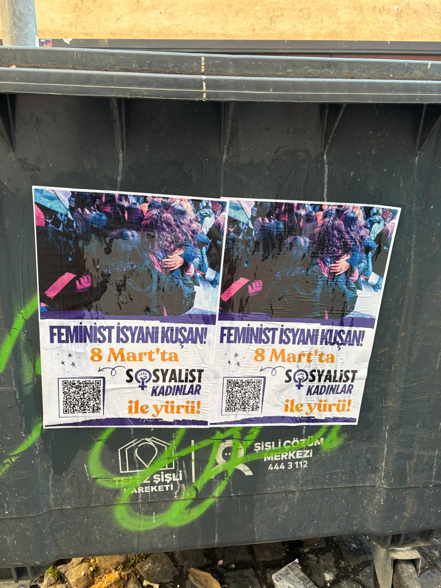 tspkadin's tweet photo. 📍 İSTANBUL | Şişli

8 Mart’ta isyanımızı kuşanıyoruz!
Erkek egemenliğine, sömürüye, yoksulluğa ve savaşa karşı sokaktayız.

Formu doldur; 8 Mart’ta birlikte yürüyelim, isyanımızı birlikte yükseltelim!

https://t.co/7Nmtds0kR8 https://t.co/A3nTjbUzFd