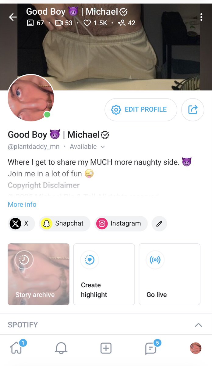 plantdaddy_mnn's tweet photo. Only 6$ right now… new collab as well. I’d appreciate your support 👌🏼  Help me pay off a big boy bill ? 😜 Ty 

https://t.co/48eFVv96SG

#gayofcreator #gayof #of #onlyfans #gay https://t.co/jJ5KbnzFNJ