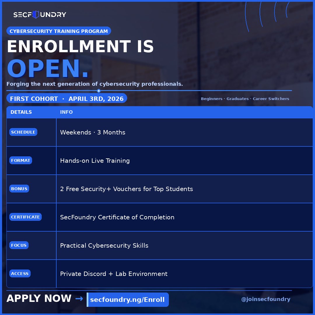 SecFoundry tweet media