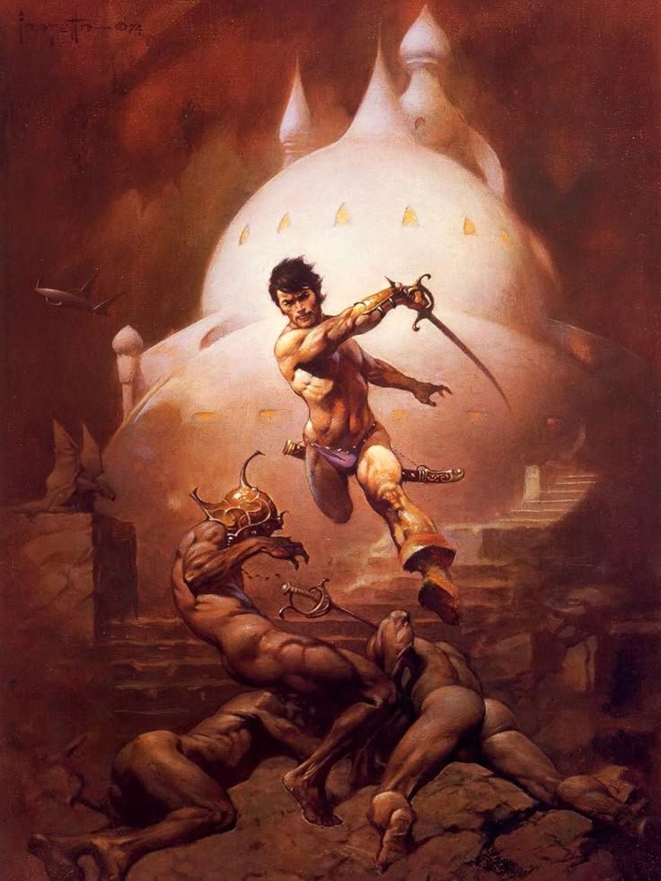 JonathanJColton's tweet photo. Frazetta Friday makes me want to visit Mars. I think if the movie had looked a little bit more like this... MAYBE  if MOTU does really well, Disney will think about giving us another trip to Barsoom, a WARLORD OF MARS movie? 

#frazetta #johncarter #princessofmars #motu https://t.co/lkclP4YwCQ