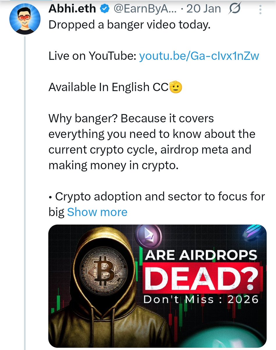 EarnByAbhi's tweet photo. Talking about this one, btw.

I always try to keep you ahead of everyone; you just need to execute.

I'll keep doing my part always.🤝 https://t.co/p2xqggyIJg