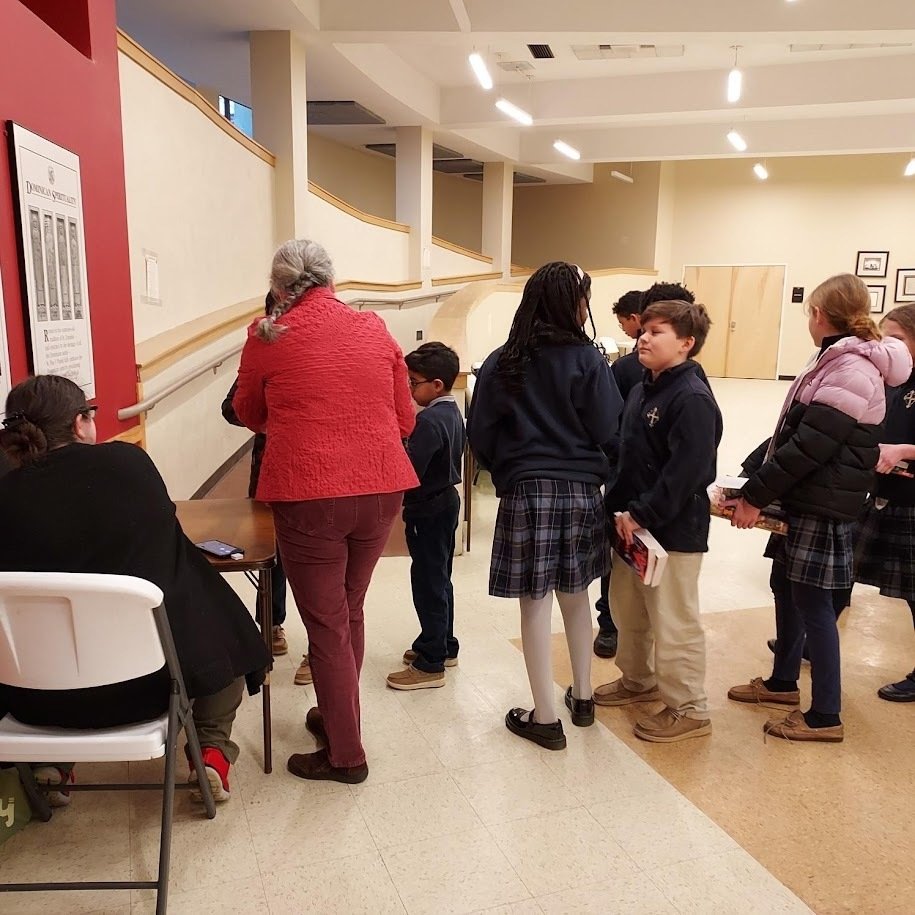 The 2026 St. Pius V School Book Fair is live! 

There will be extended hours after school today until 3 PM and after the 10AM Mass this Sunday.