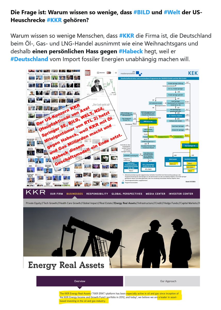 Die Deutschen haben einen Bundeskanzler Merz gewählt, der vom US-ÖL-/Gas-/LNG-Lieferanten KKR beworben wurde.

Merz hat dazu beigetragen, dass die EU kurz danach für 750 Mrd. Dollar Gas bei den USA bestellt hat.

Das hat sich für KKR gelohnt.

Der deutsche Wald stirbt deshalb.