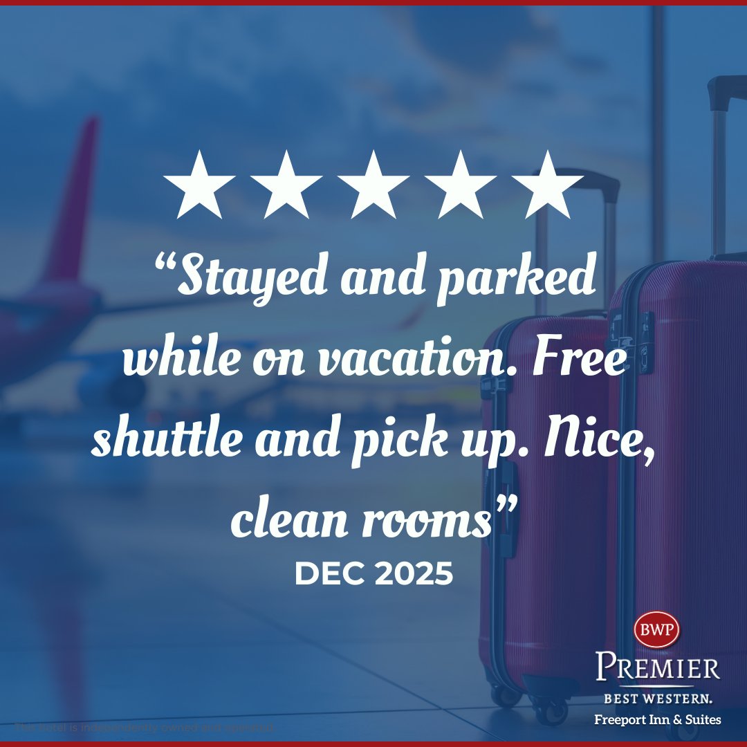 BWCalgary's tweet photo. Another 5 star review! Thank you for choosing Best Western Premier Freeport Inn Calgary 💤 #Calgary #Alberta #Reviews #BestWesternPremier https://t.co/DoTLQvbleB
