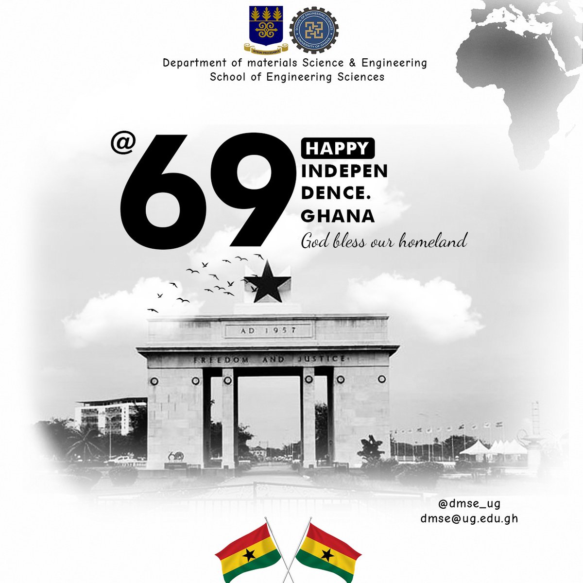 On this Independence Day, we honor the vision and sacrifices of those who paved the way for freedom and nation-building. 🇬🇭🇬🇭

Happy Independence Day, Ghana!
May our nation continue to rise in excellence, integrity, and progress.

#IndependenceDay #GhanaAt69 #ProudlyGhanaian #UG