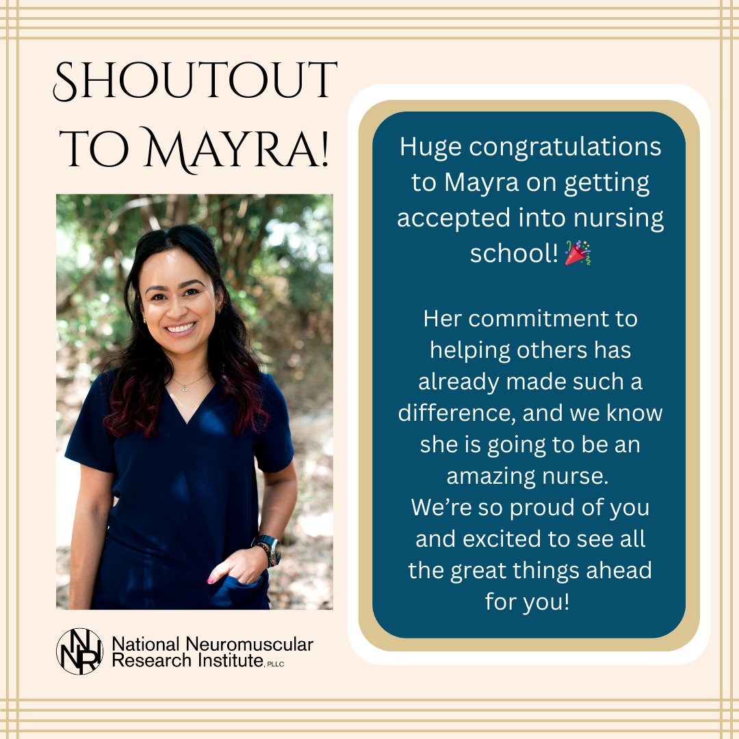 NNRI_Research's tweet photo. As a research assistant at NNRI, Mayra has shown incredible dedication and work ethic every day. We’re so proud to see her start nursing school and can’t wait to see the impact she’ll make as a nurse. 

Thank you for all that you do, Mayra! 

 #FutureNurse #NursingJourney https://t.co/oFOuOWKOy2
