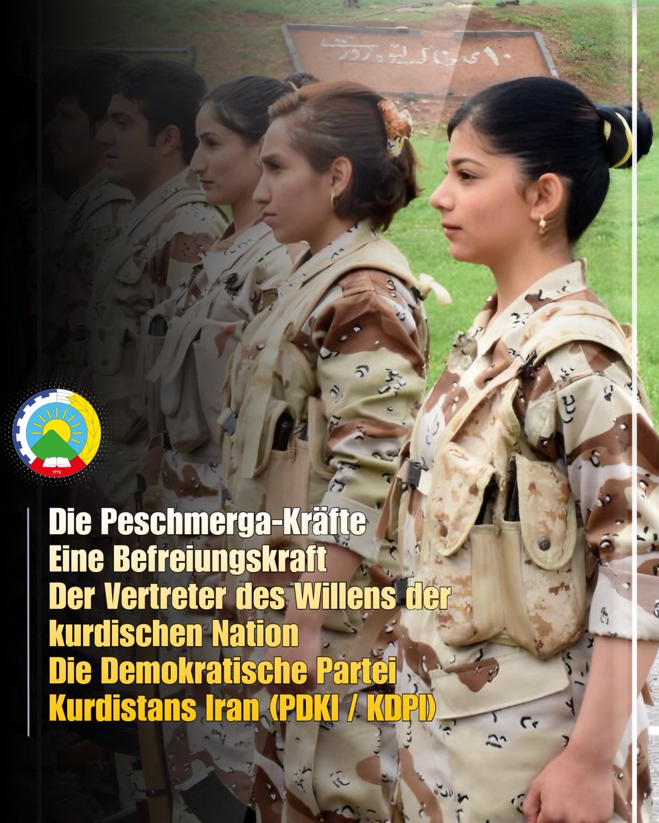 PDKIdeutsch's tweet photo. Die Peschmerga-Kräfte 
eine Befreiungskraft und Vertreter des Willens der kurdischen Nation.
Die Demokratische Partei Kurdistans Iran (PDKI / KDPI)
#pdki
#Kurdistan 
#Iran https://t.co/yuTonwEosy